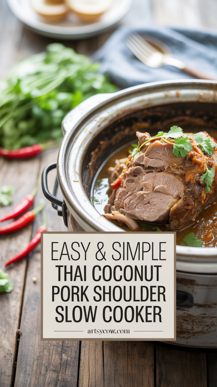 pin-1-Easy & Simple Thai Coconut Pork Shoulder Slow Cooker-10