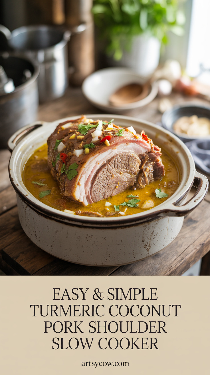 pin-1-Easy & Simple Turmeric Coconut Pork Shoulder Slow Cooker-3-3