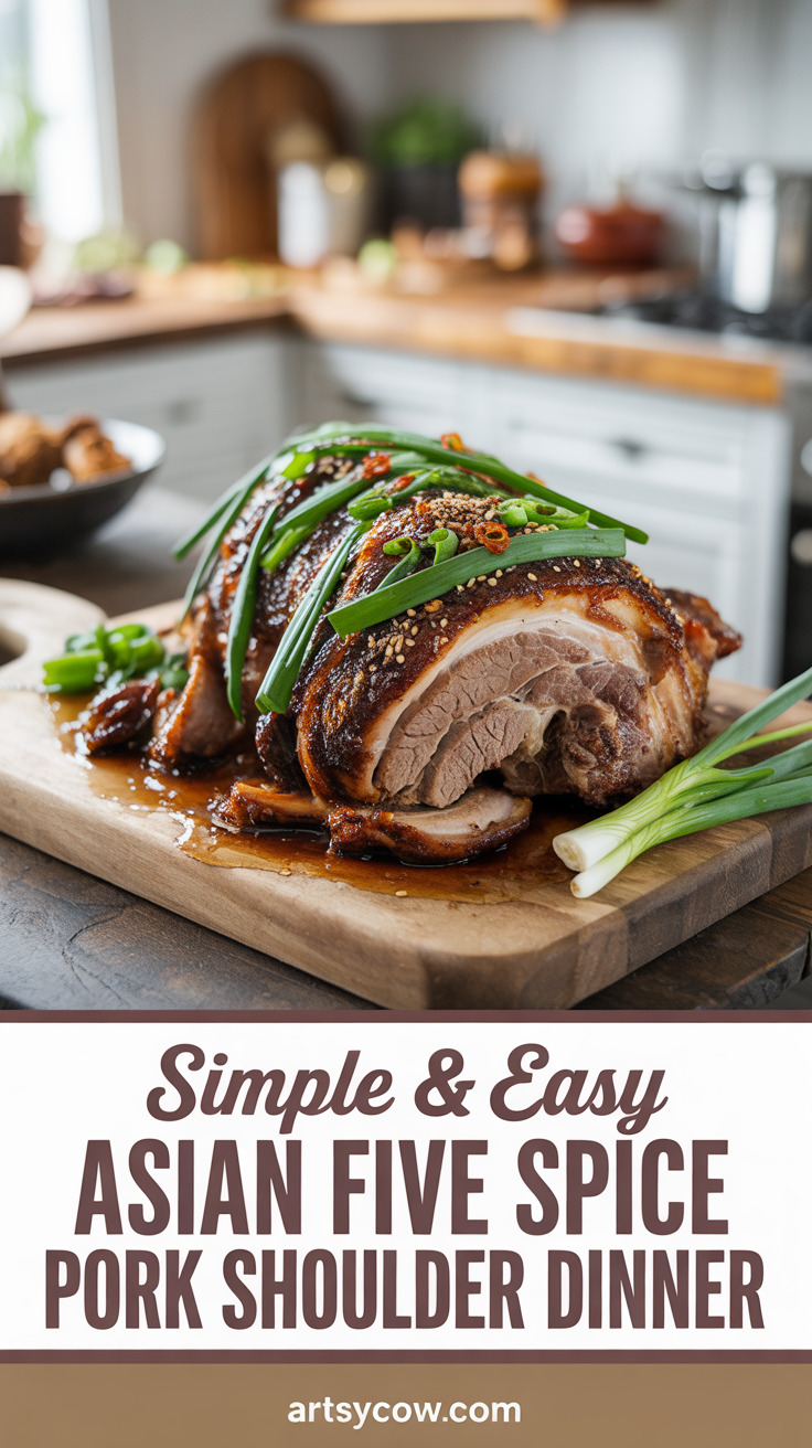pin-1-Simple & Easy Asian Five Spice Pork Shoulder Dinner-5