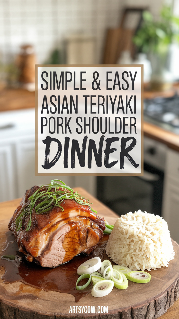 pin-1-Simple & Easy Asian Teriyaki Pork Shoulder Dinner-7
