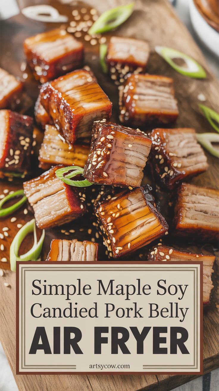 pin-1-Simple Maple Soy Candied Pork Belly Air Fryer-5