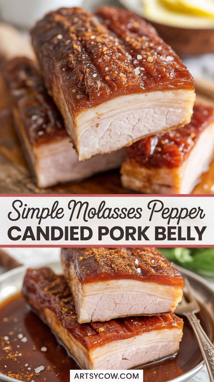 pin-1-Simple Molasses Pepper Candied Pork Belly-2