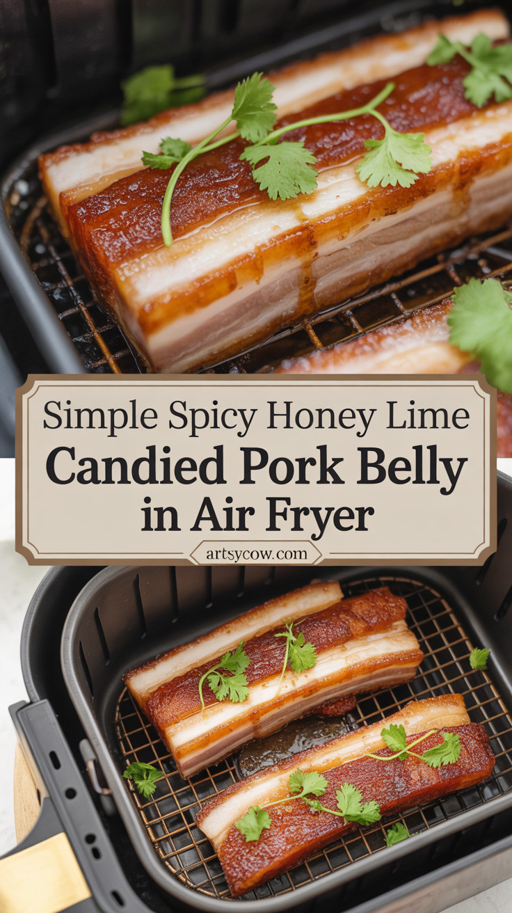 pin-1-Simple Spicy Honey Lime Candied Pork Belly in Air Fryer-4