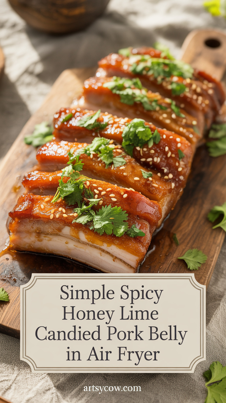 pin-1-Simple Spicy Honey Lime Candied Pork Belly in Air Fryer-7