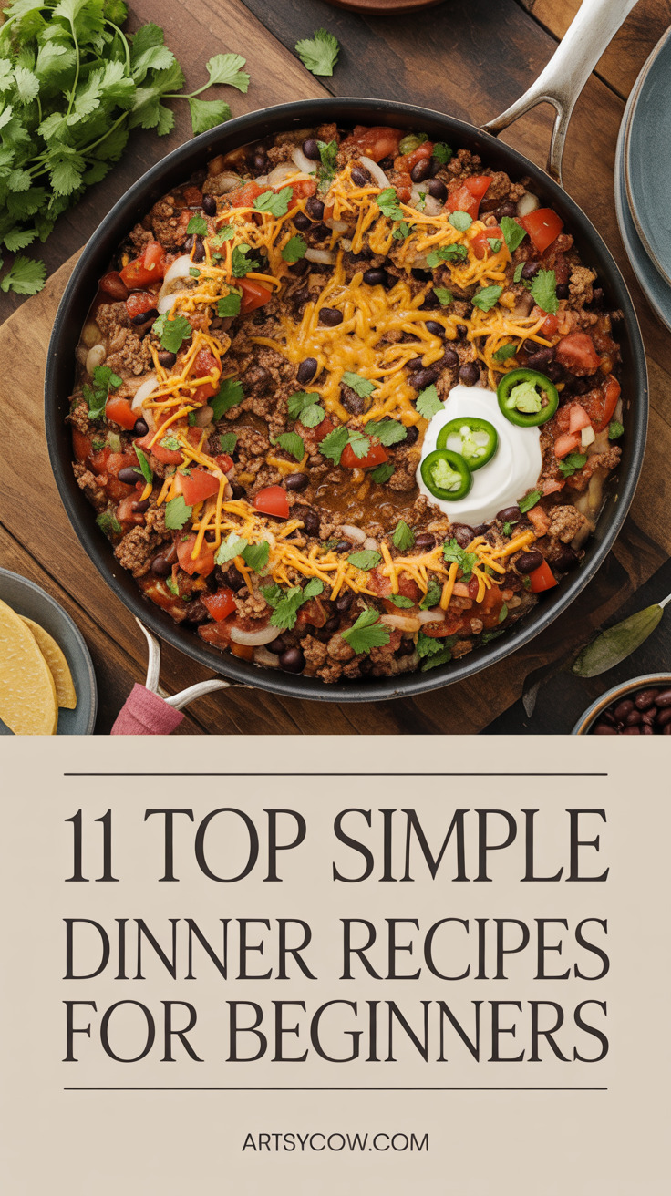 pin-3-Easy Ground Beef Taco Skillet-4