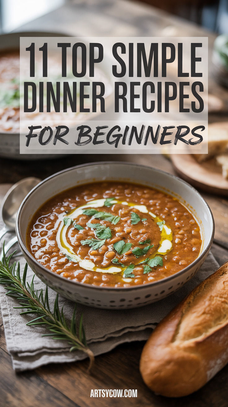 pin-8-Healthy Vegetarian Lentil Soup-4