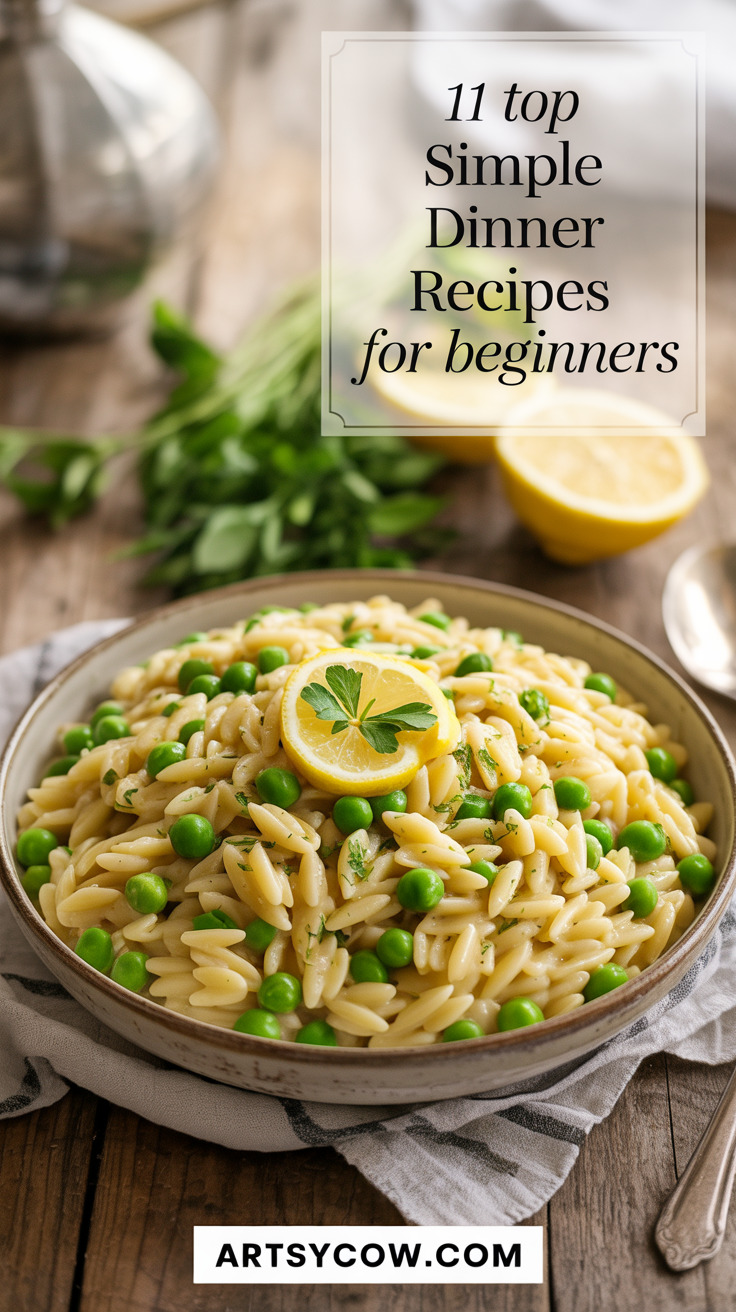 pin-9-Lemon Garlic Orzo with Peas-3