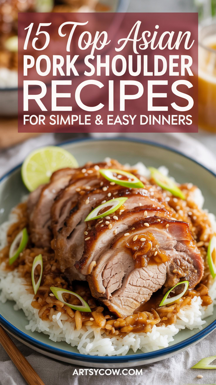 pin-12-Simple & Easy Asian Garlic Soy Pork Shoulder Dinner-1