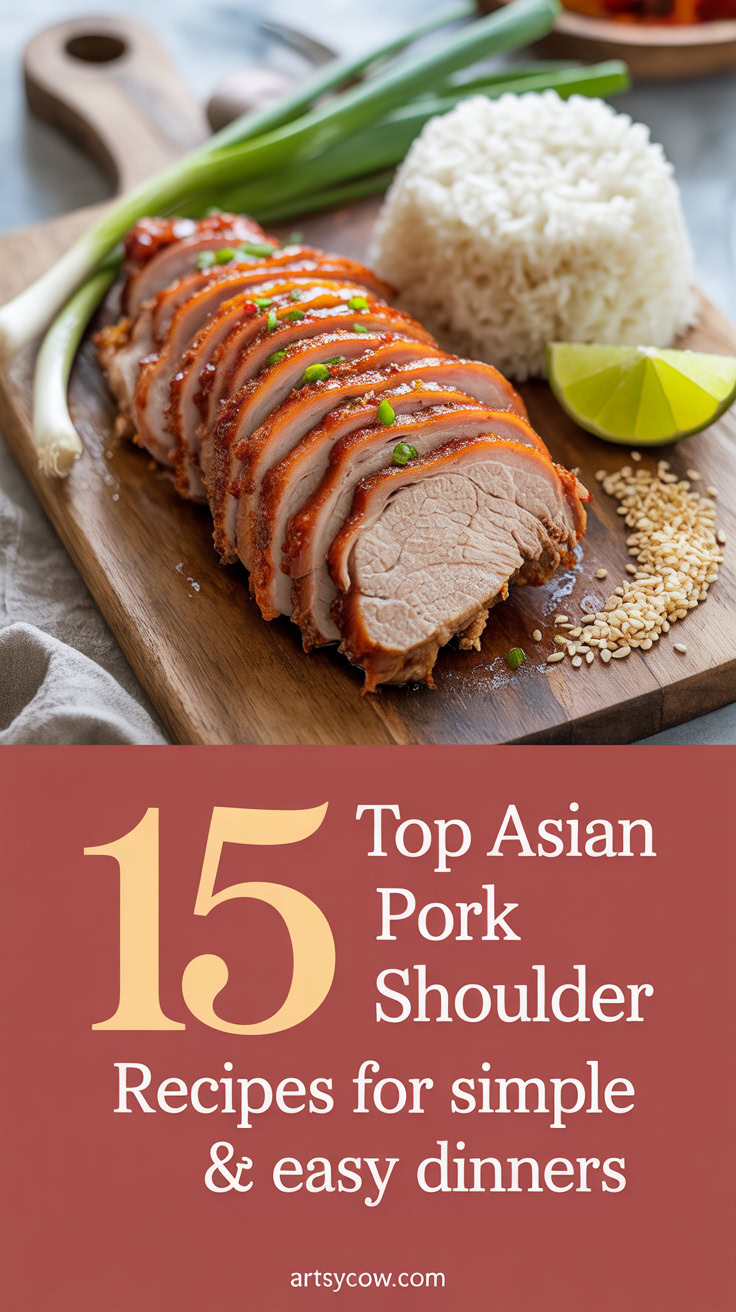 pin-13-Simple & Easy Asian Spicy Garlic Pork Shoulder Dinner-4