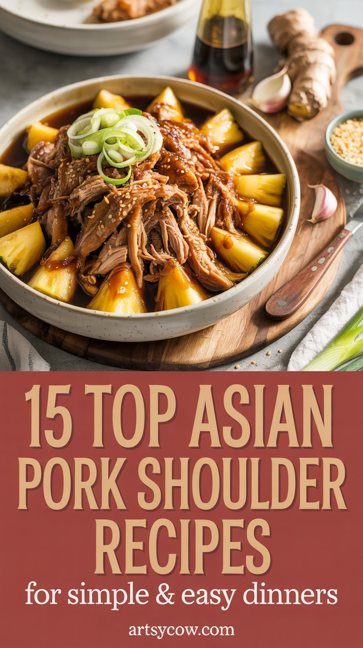 pin-4-Easy & Simple Asian Pineapple Soy Pork Shoulder Dinner-2