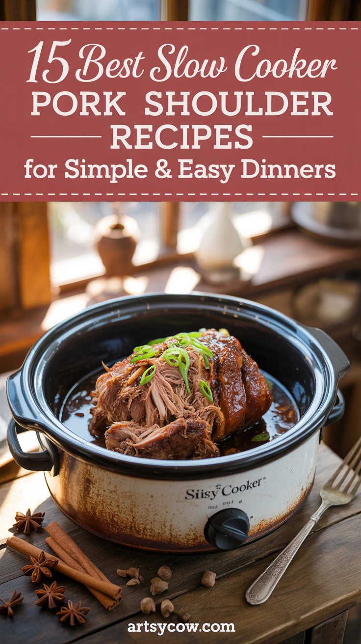 pin-4-Easy & Simple Five Spice Pork Shoulder In Slow Cooker-3