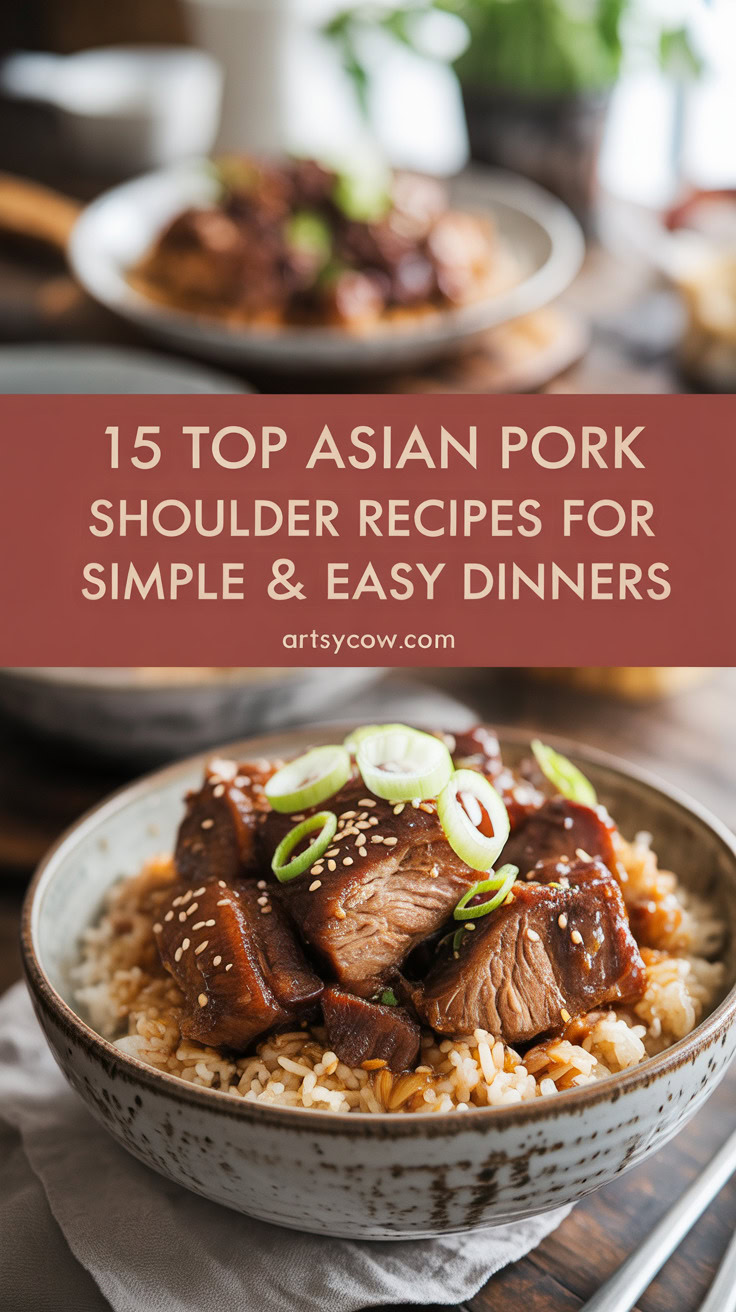 pin-5-Easy & Simple Asian Sesame Honey Pork Shoulder Dinner-1