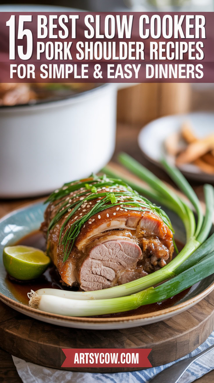 pin-5-Easy & Simple Ginger Scallion Pork Shoulder Slow Cooker-3