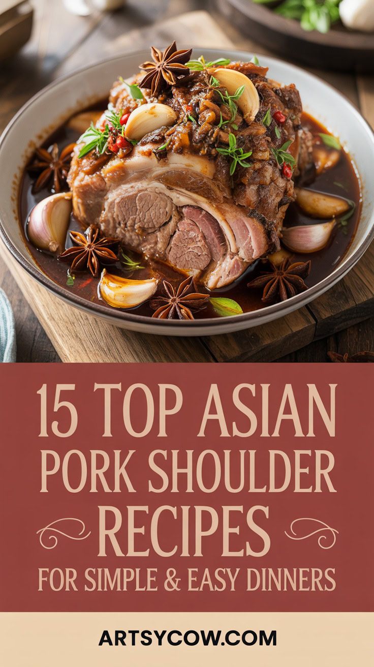 pin-8-Easy & Simple Asian Style Braised Pork Shoulder Dinner-4
