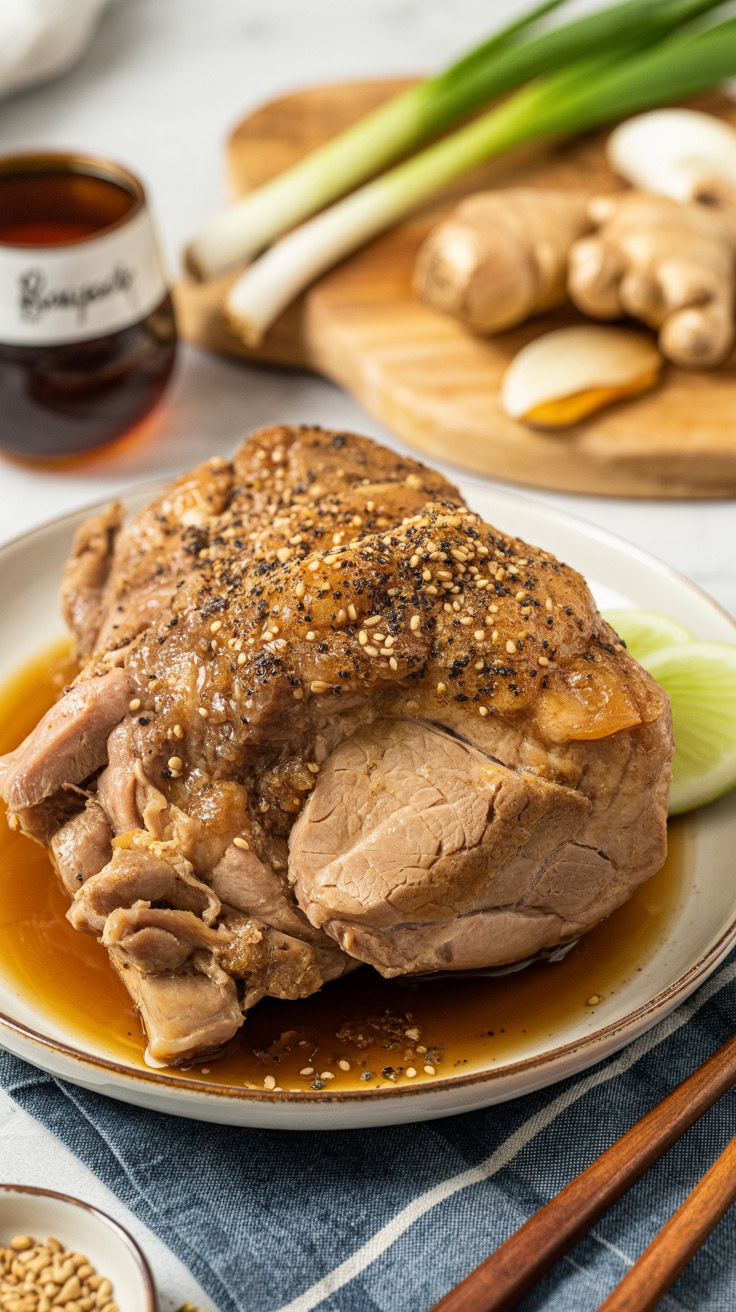 pin-9-Simple & Easy Asian Black Pepper Soy Pork Shoulder Dinner-2