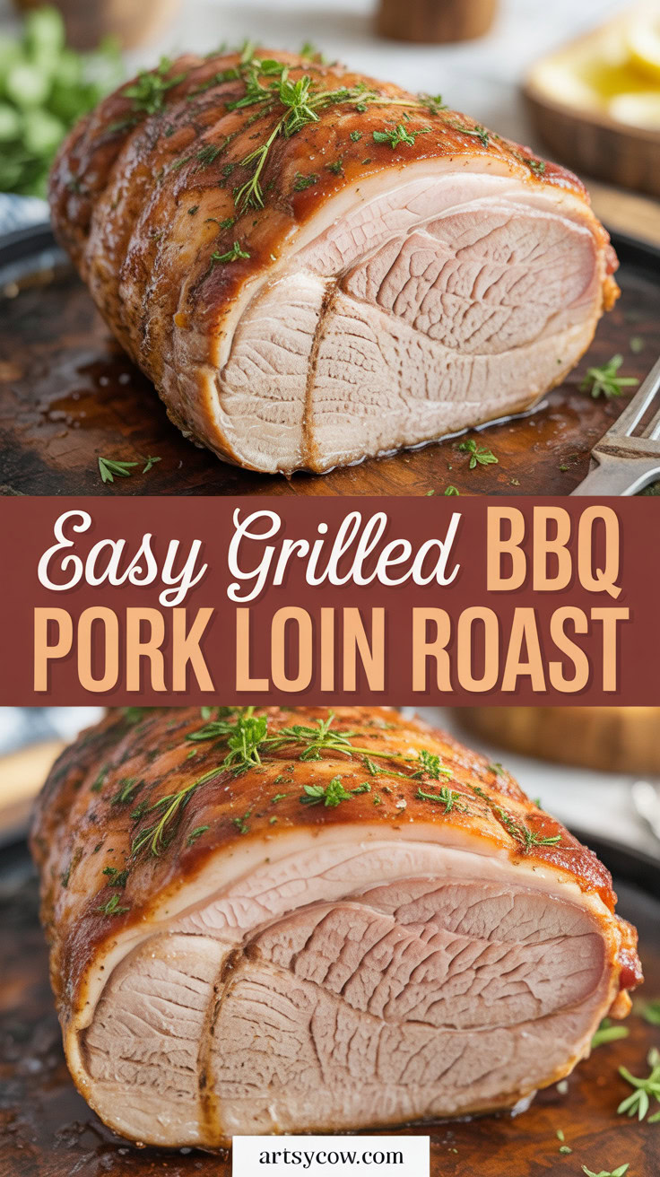 Easy Grilled BBQ Pork Loin Roast - pin-1-Easy Grilled BBQ Pork Loin Roast-11