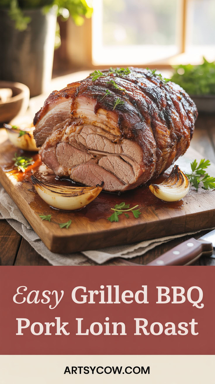 Easy Grilled BBQ Pork Loin Roast - pin-1-Easy Grilled BBQ Pork Loin Roast-5