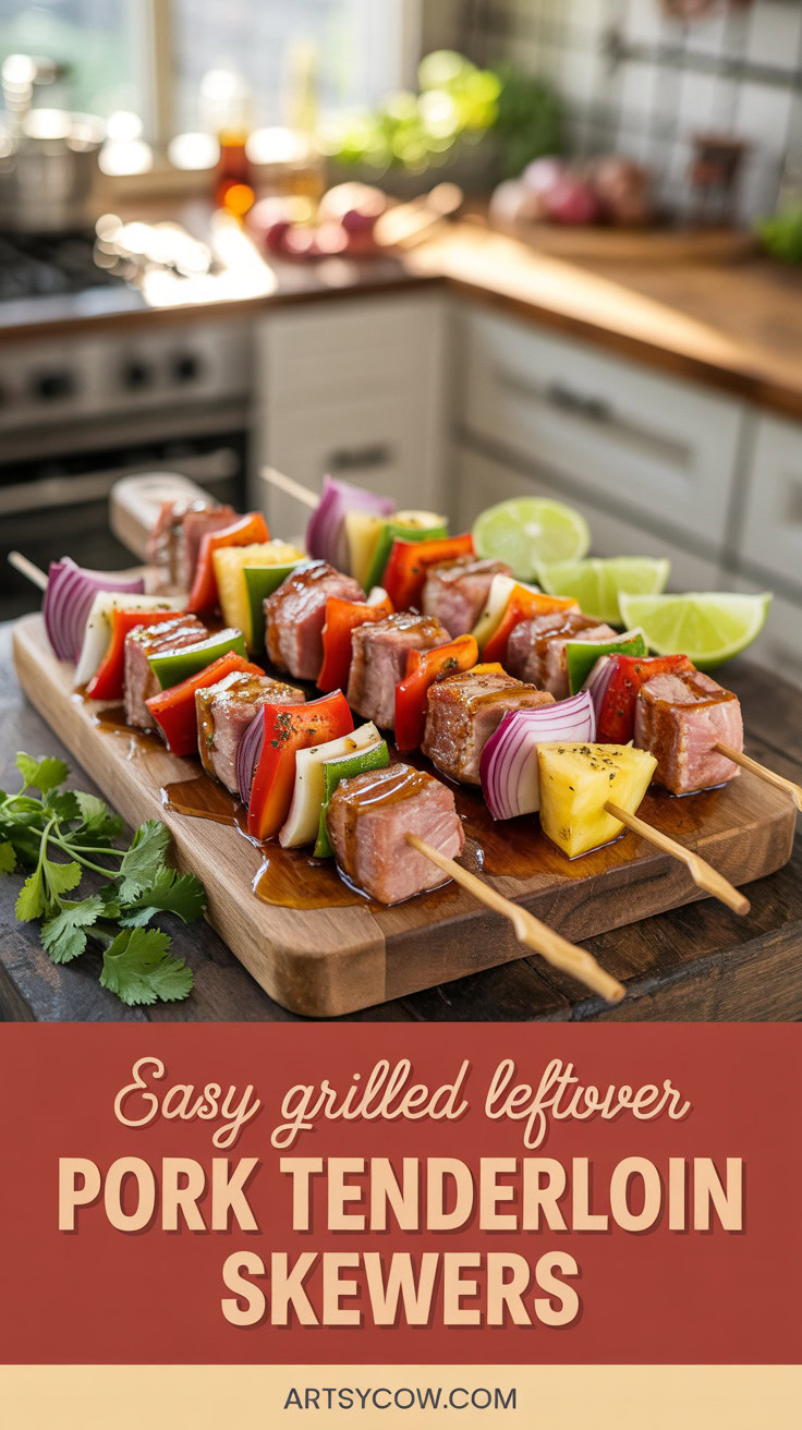 Easy Grilled Leftover Pork Tenderloin Skewers - pin-1-Easy Grilled Leftover Pork Tenderloin Skewers-1-2