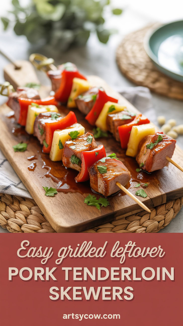 Easy Grilled Leftover Pork Tenderloin Skewers - pin-1-Easy Grilled Leftover Pork Tenderloin Skewers-3-2