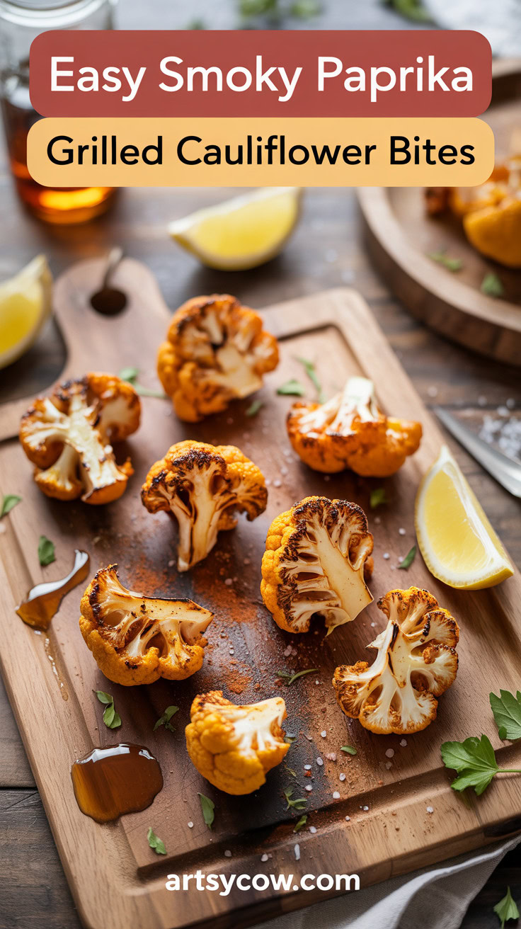 Easy Smoky Paprika Grilled Cauliflower Bites - pin-1-Easy Smoky Paprika Grilled Cauliflower Bites-10