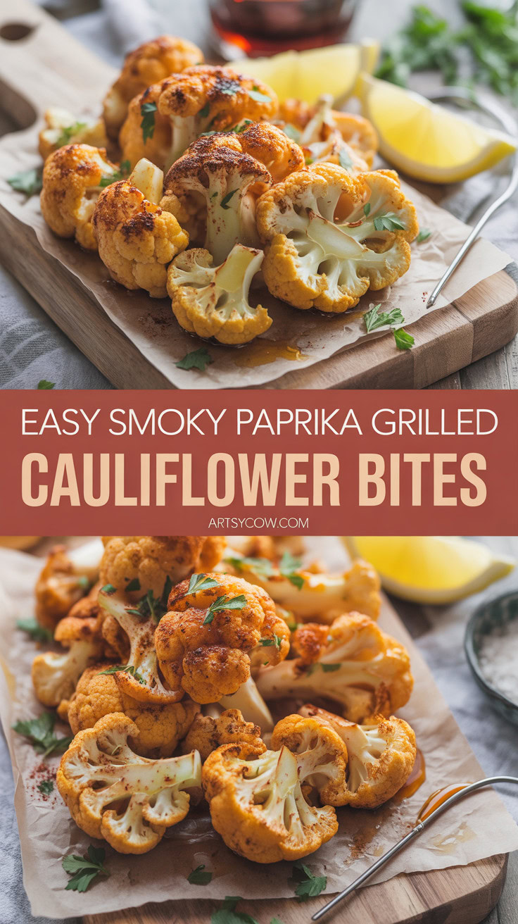 Easy Smoky Paprika Grilled Cauliflower Bites - pin-1-Easy Smoky Paprika Grilled Cauliflower Bites-12
