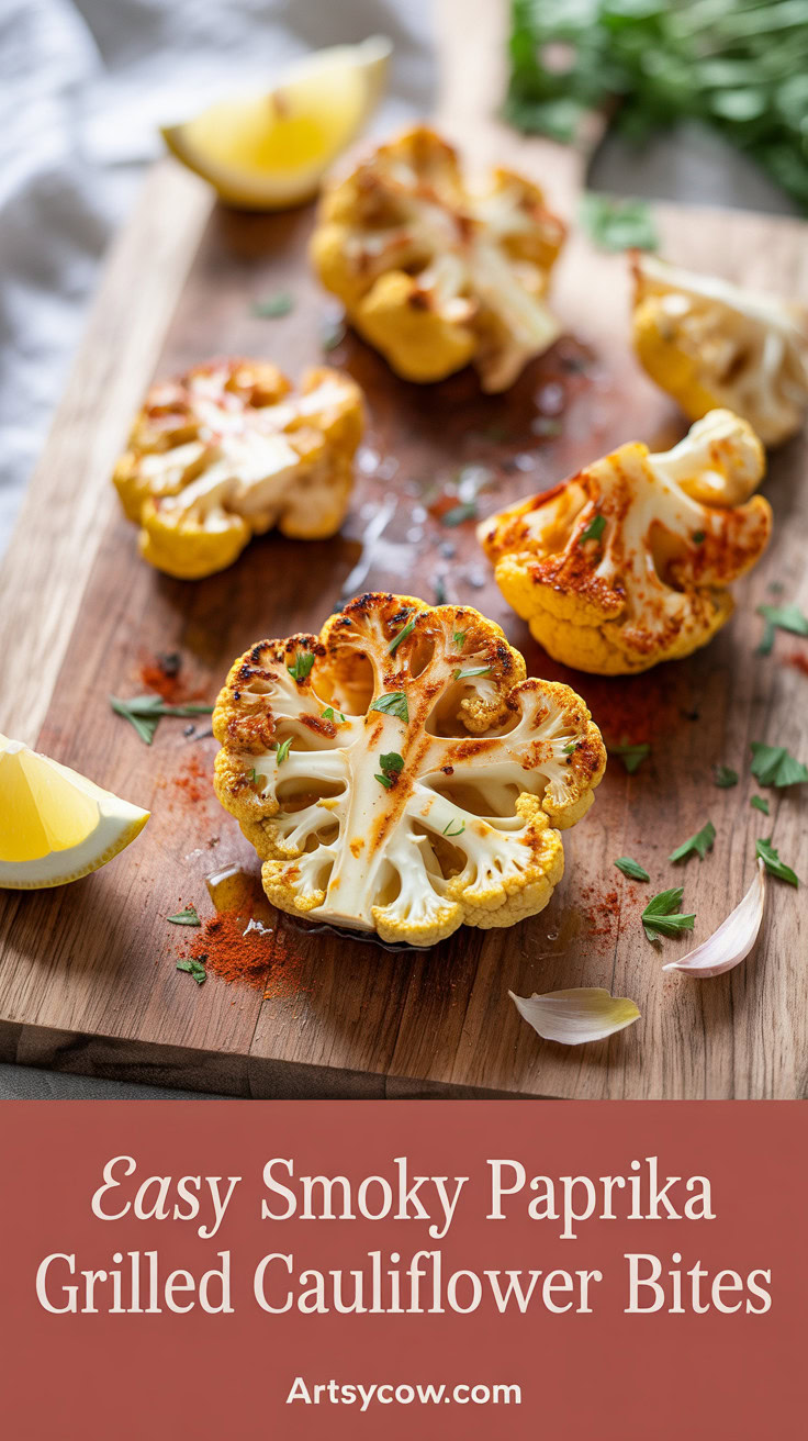 Easy Smoky Paprika Grilled Cauliflower Bites - pin-1-Easy Smoky Paprika Grilled Cauliflower Bites-3-1