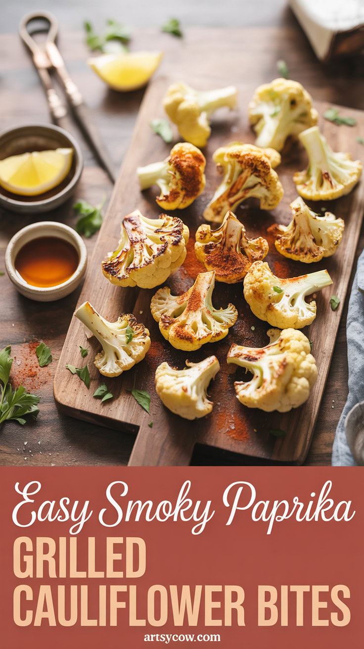 Easy Smoky Paprika Grilled Cauliflower Bites - pin-1-Easy Smoky Paprika Grilled Cauliflower Bites-4-1