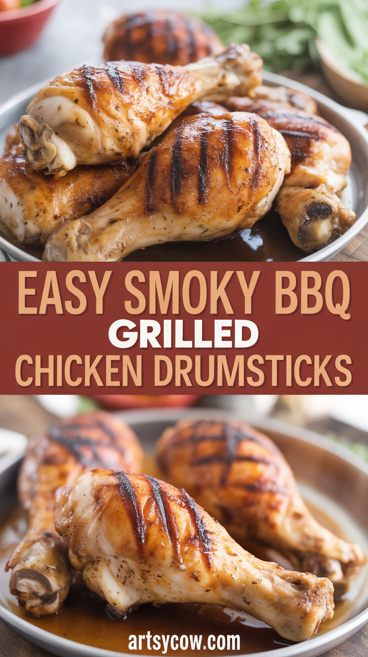 pin-1-easy Smoky BBQ Grilled Chicken Drumsticks-3