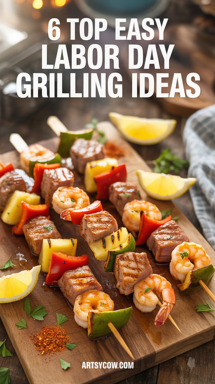 pin-5-Easy Surf & Turf grilled skewers with pork tenderloin and shrimps-4