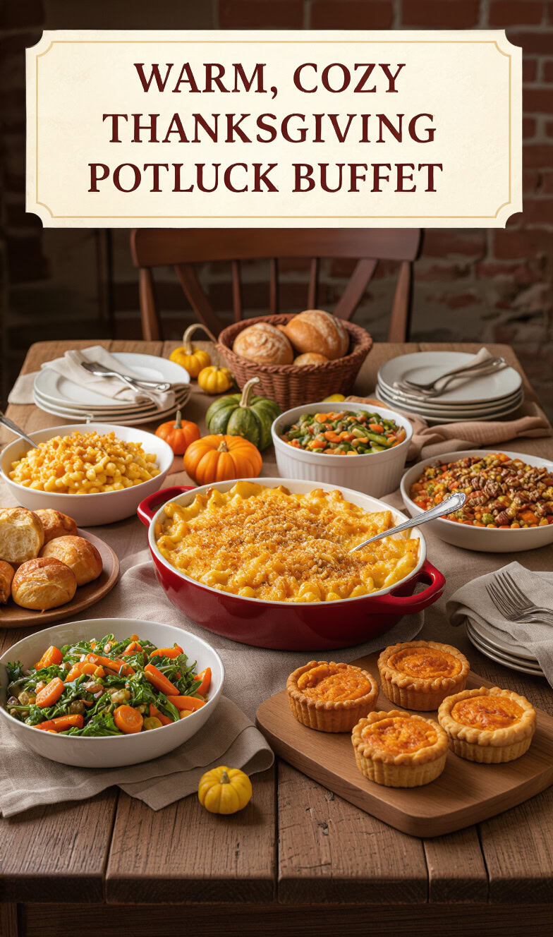 Top Secrets of Thanksgiving Potluck Party - pin-3-with-title-Choose crowd-pleasing dishes.-4