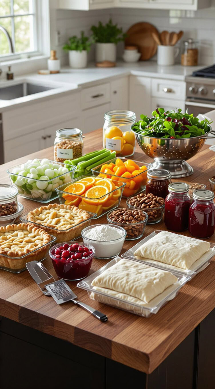 Top Holiday Kitchen Hacks & Tips - pin-2-with-title-Prepare ingredients early.-4