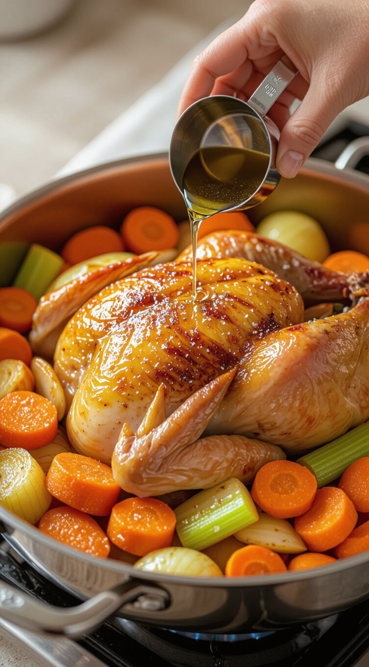 Easy Cooking Kitchen Hacks for Great Thanksgiving - pin-6-with-title-Use vegetables as a roasting rack.-2
