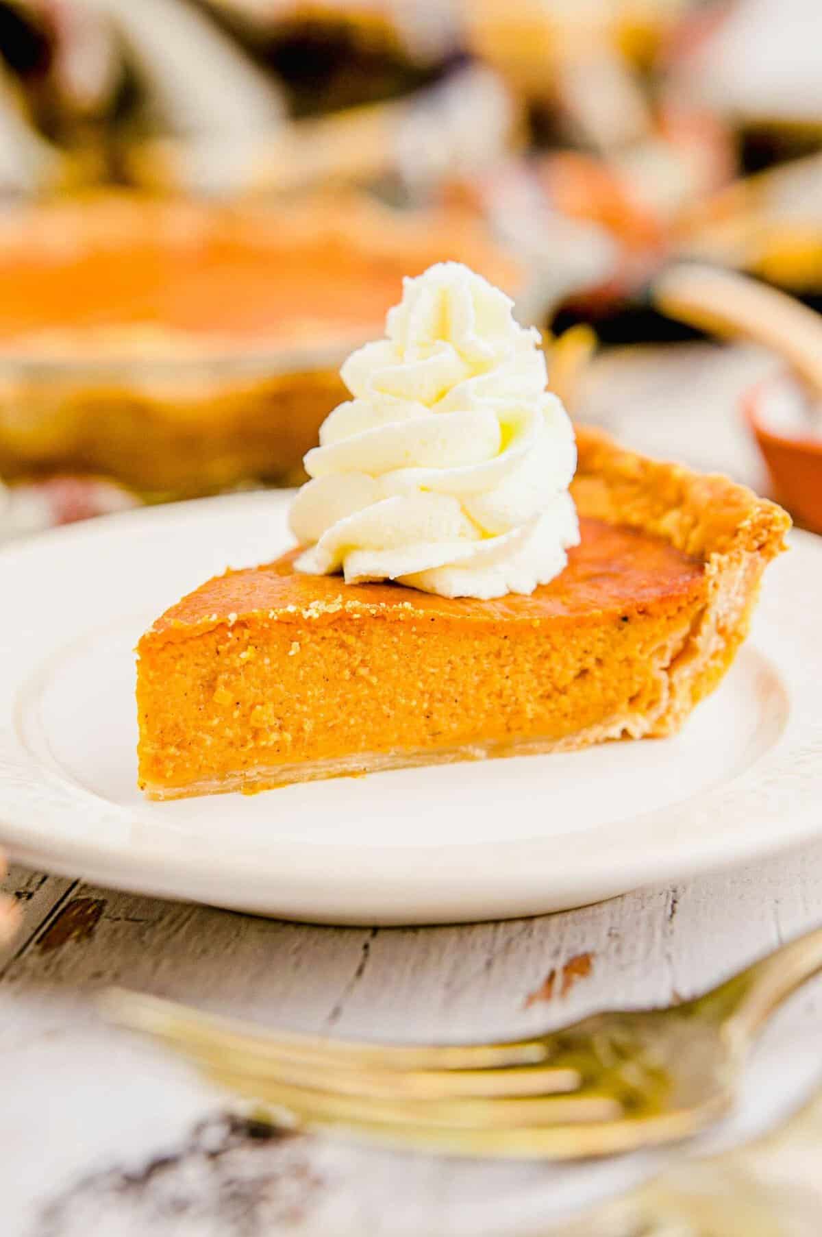 Simple and Easy Air Fryer Recipes for Thanksgiving - 2-Air Fryer Pumpkin Pie-air-fryer-pumpkin-pie-recipe-photo-tablefortwoblog-4-scaled