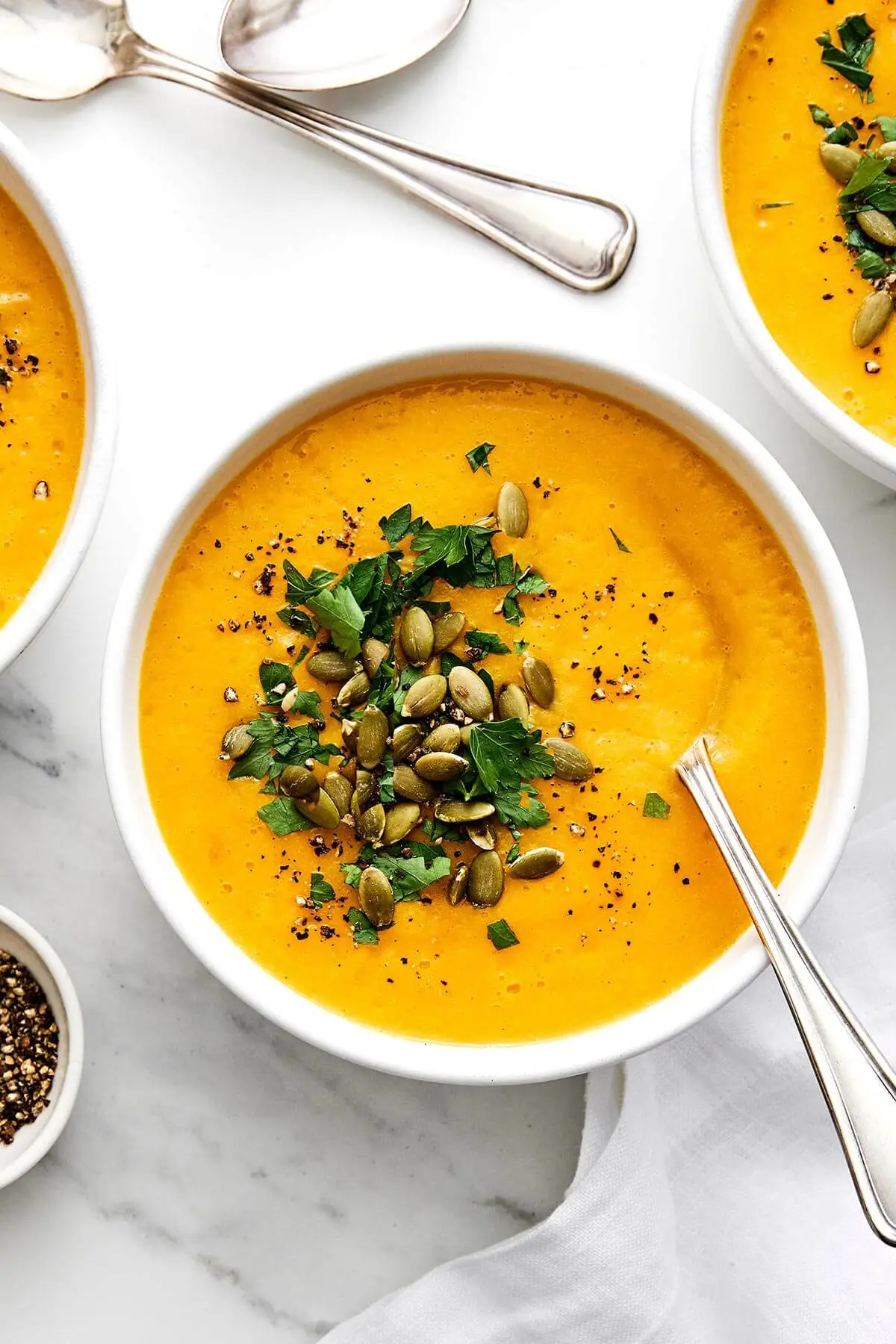Simple Easy Healthy Recipes for Thanksgiving - 5-Roasted Butternut Squash Soup-Roasted-Butternut-Squash-Soup-9