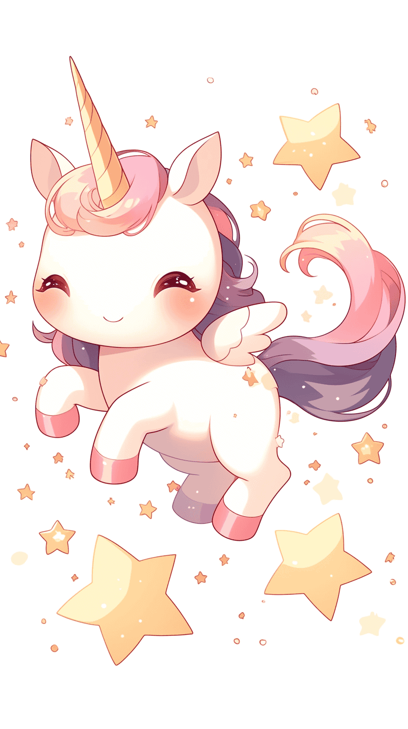 Twinkling Kawaii Unicorn Bliss