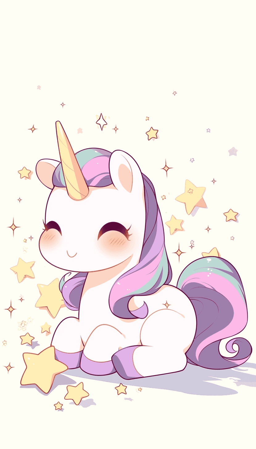 Twinkling Kawaii Unicorn Bliss