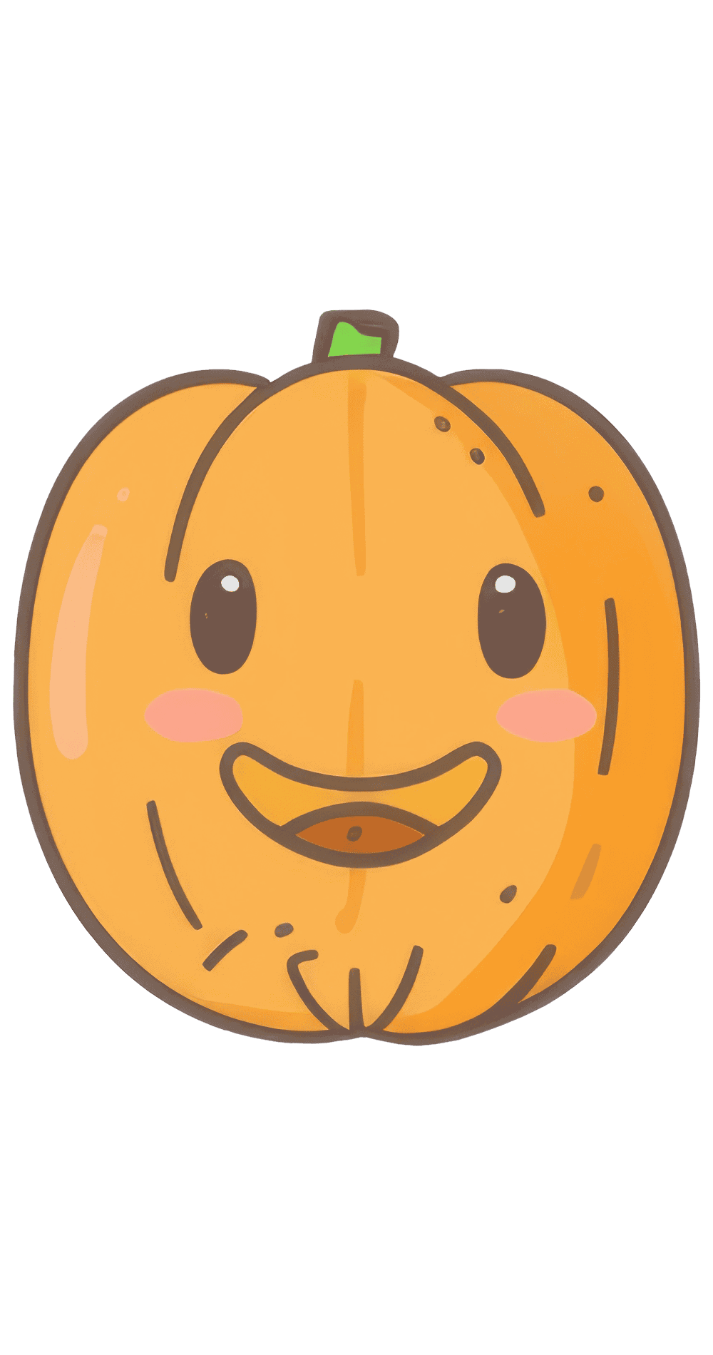 Whimsical Pumpkin Pal Drawing