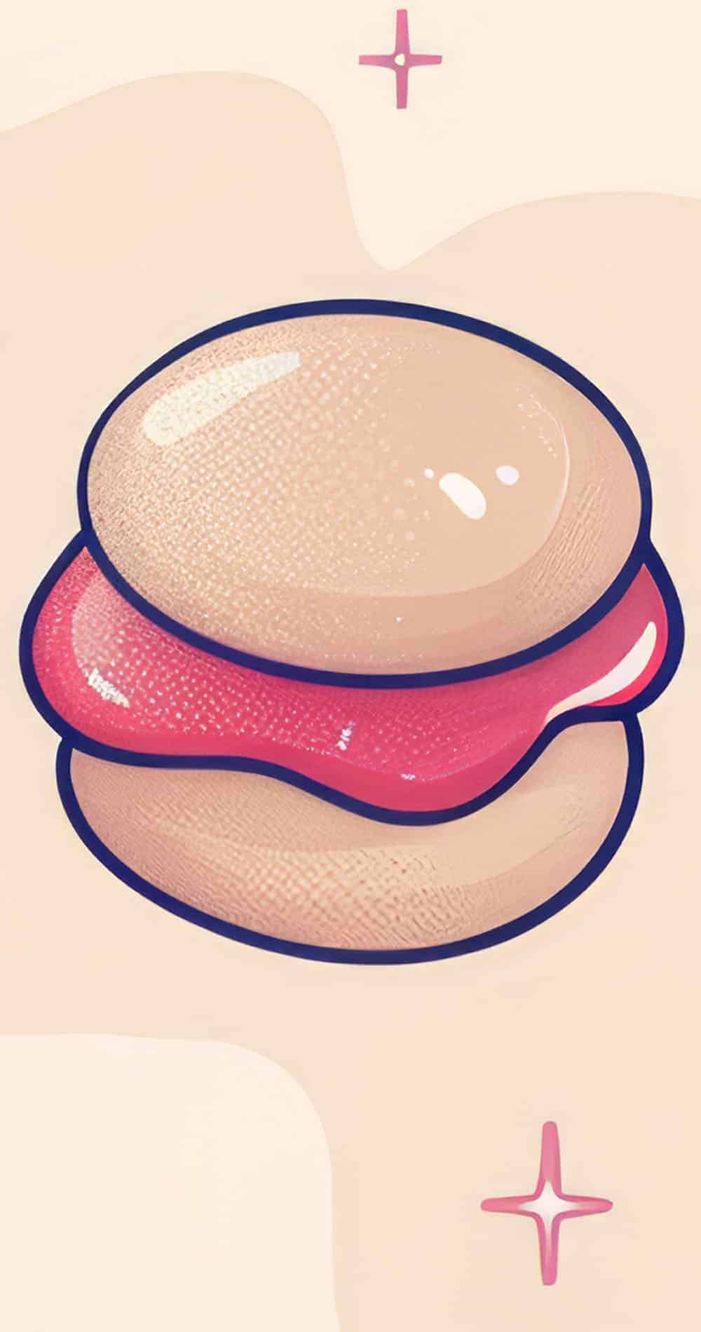 Strawberry Jam Burger Treat