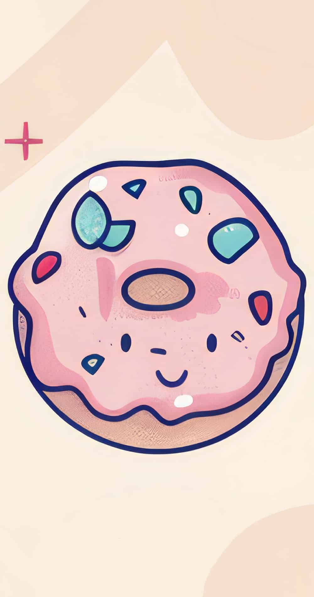 Smiling Gemstone Donut