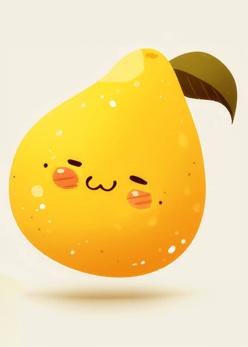 Adorable Blushing Pear