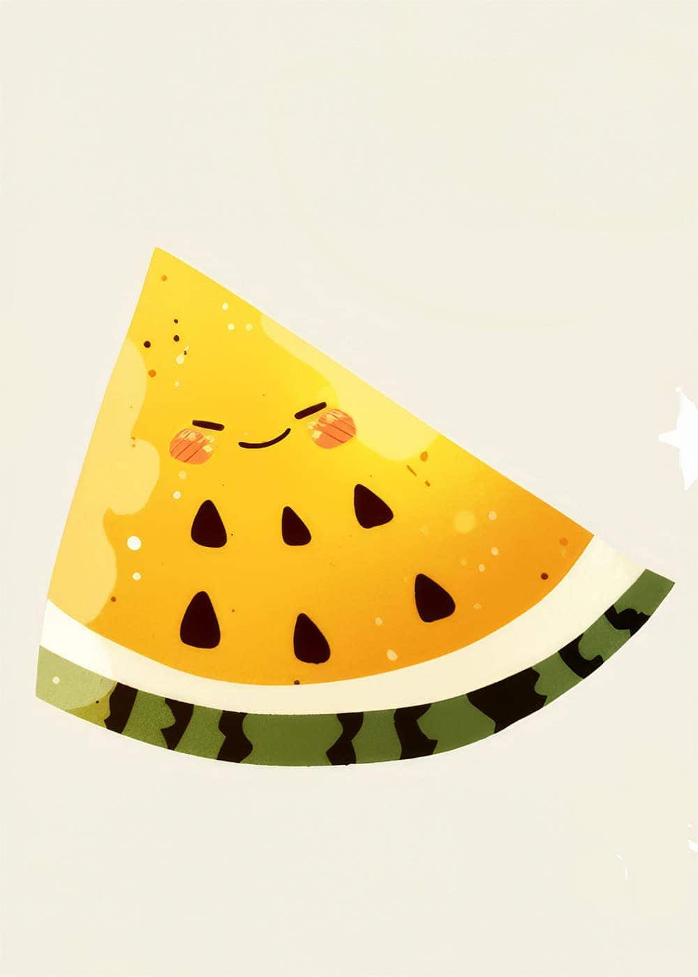 Cheerful Watermelon Slice